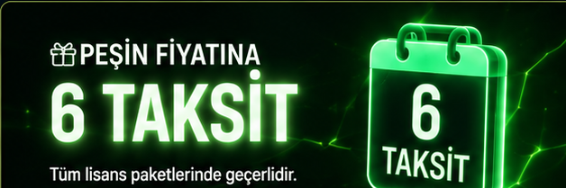 Peşin fiyatına 6 taksit kampanyası
